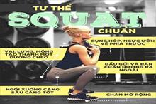 Bài tập squat cực đơn giản giúp vòng 3 thêm căng tròn
